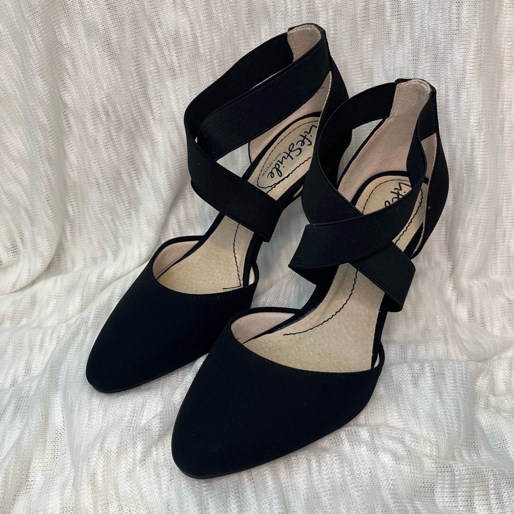 Black Strappy Heels